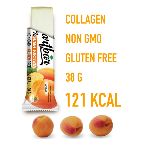 Батончик протеиновый без сахара SmartBar Protein 20% "Абрикос в йогуртовой глазури", 25 шт. х  38 г