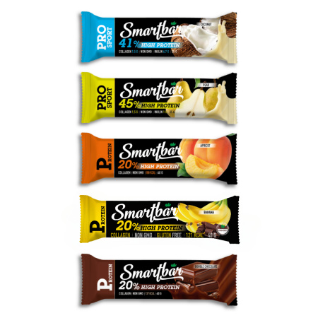 Батончик протеиновый SmartBar Protein Ассорти "Протеиновый микс", 25 шт.